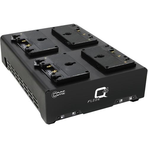 Cargador Core SWX Fleet Q Gold Mount de cuatro posiciones